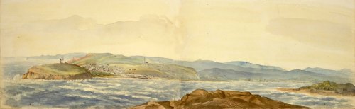 Sophia Campbell's 1818 Panorama from Nobbys